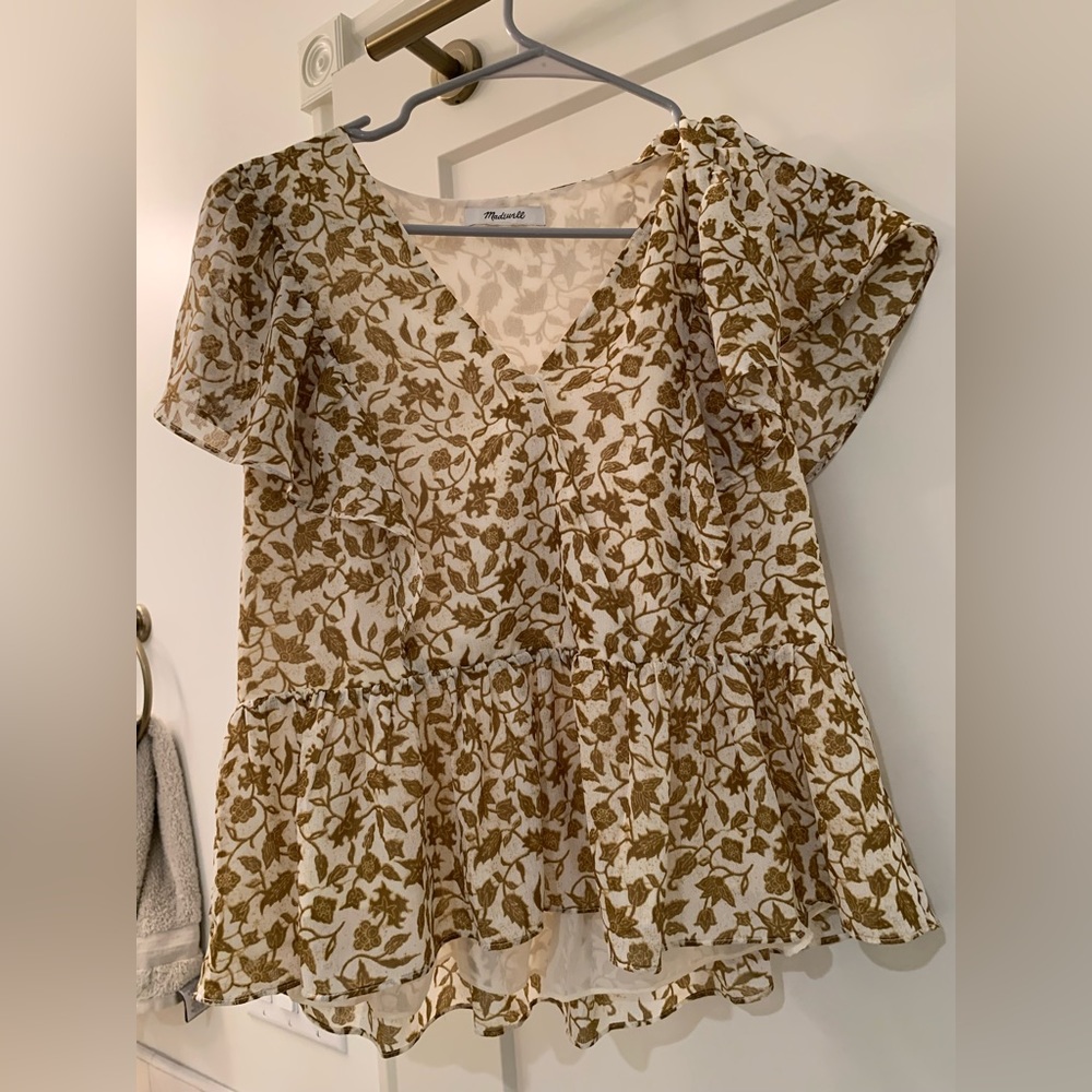 Madewell Floral Blouse